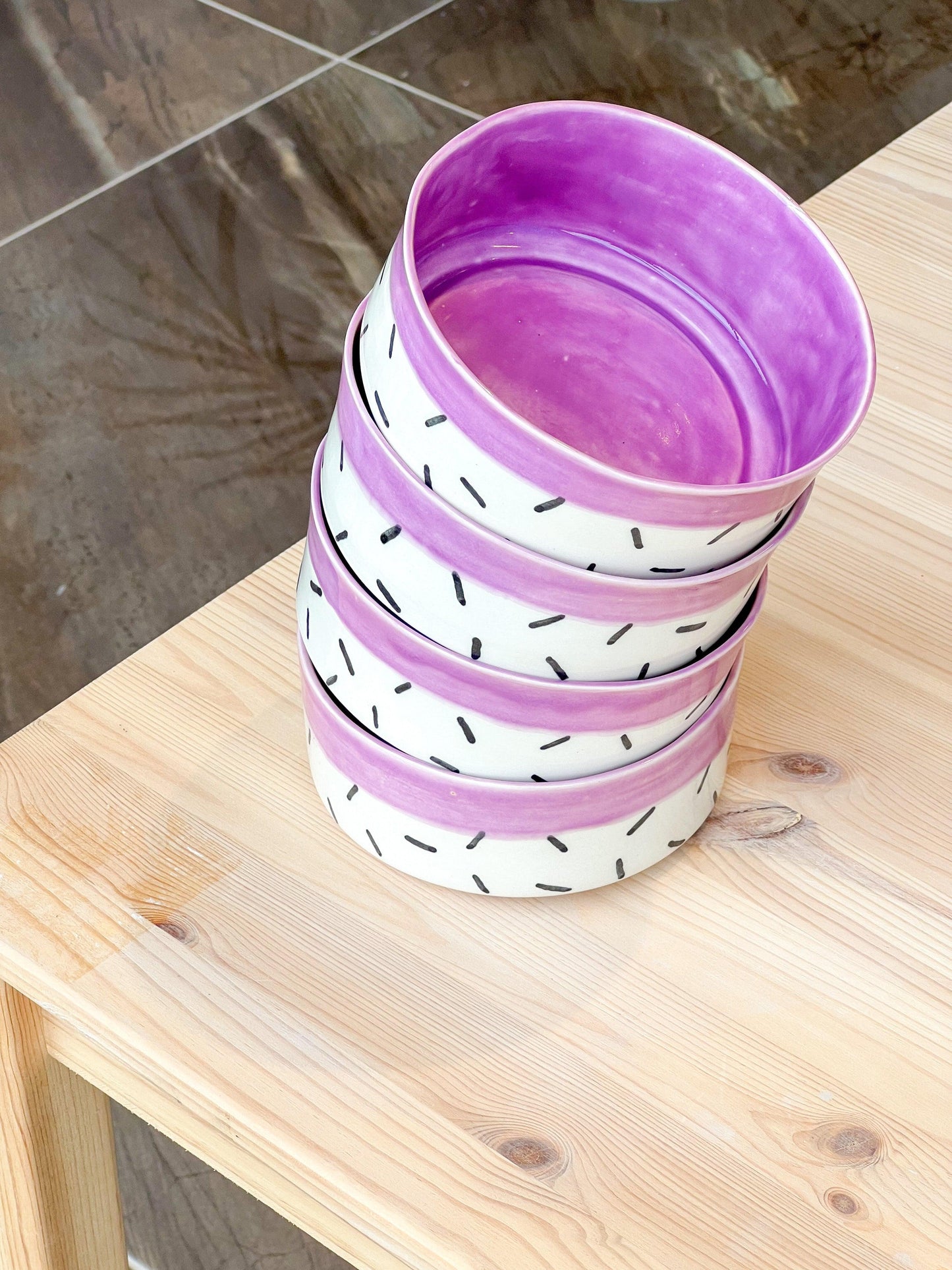 Seramik Kase - Berry - Pups & Itchy