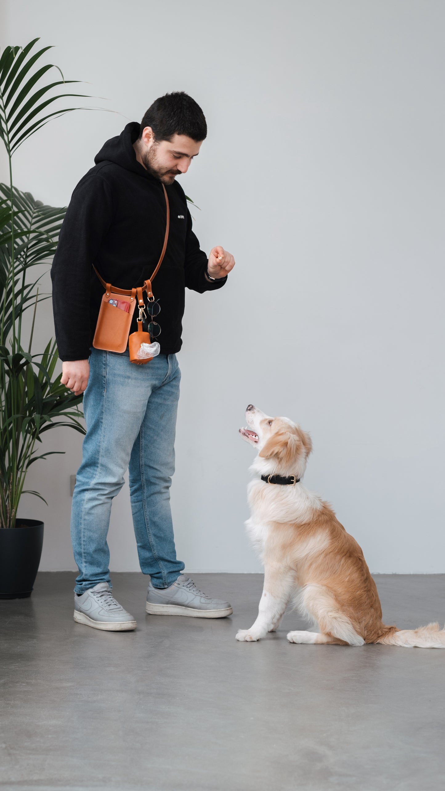 Multibag / Çok Amaçlı Köpek Gezdirme Kemeri - Siyah