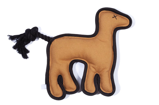 Köpek Oyuncak - Spiral Animal Horse / Kahve