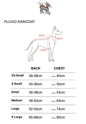 Köpek Yağmurluk Pluvio - Lacivert